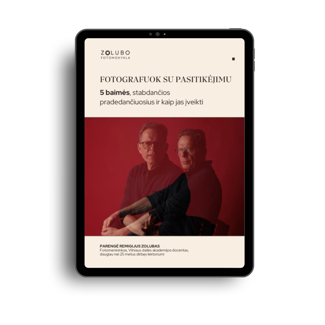 Fotografuok su pasitikejimu gidas