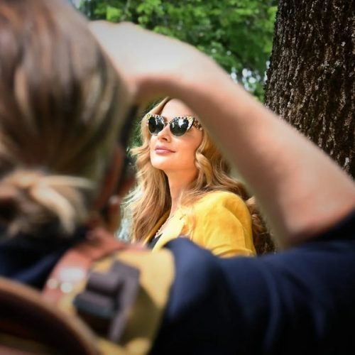 Portreto fotografavimas lauke